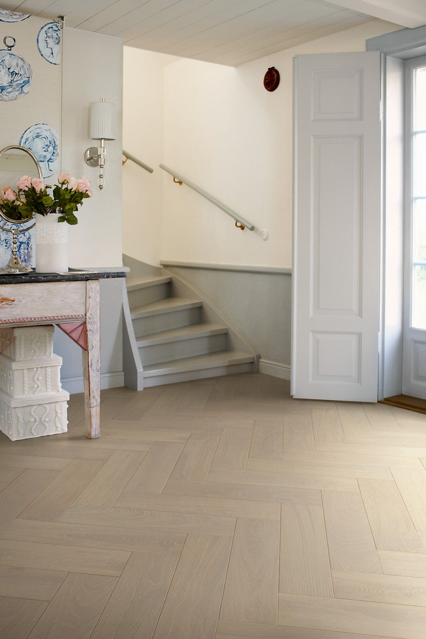 Cloudy Grey Oak, Herringbone