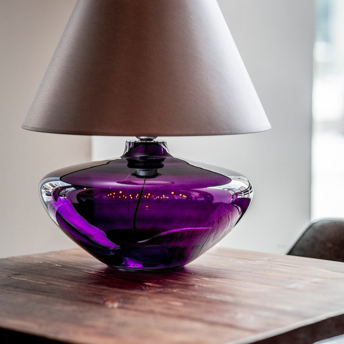 Madrid Violet Table Lamp