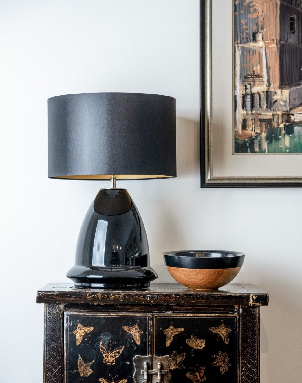 Porto Black Table Lamp