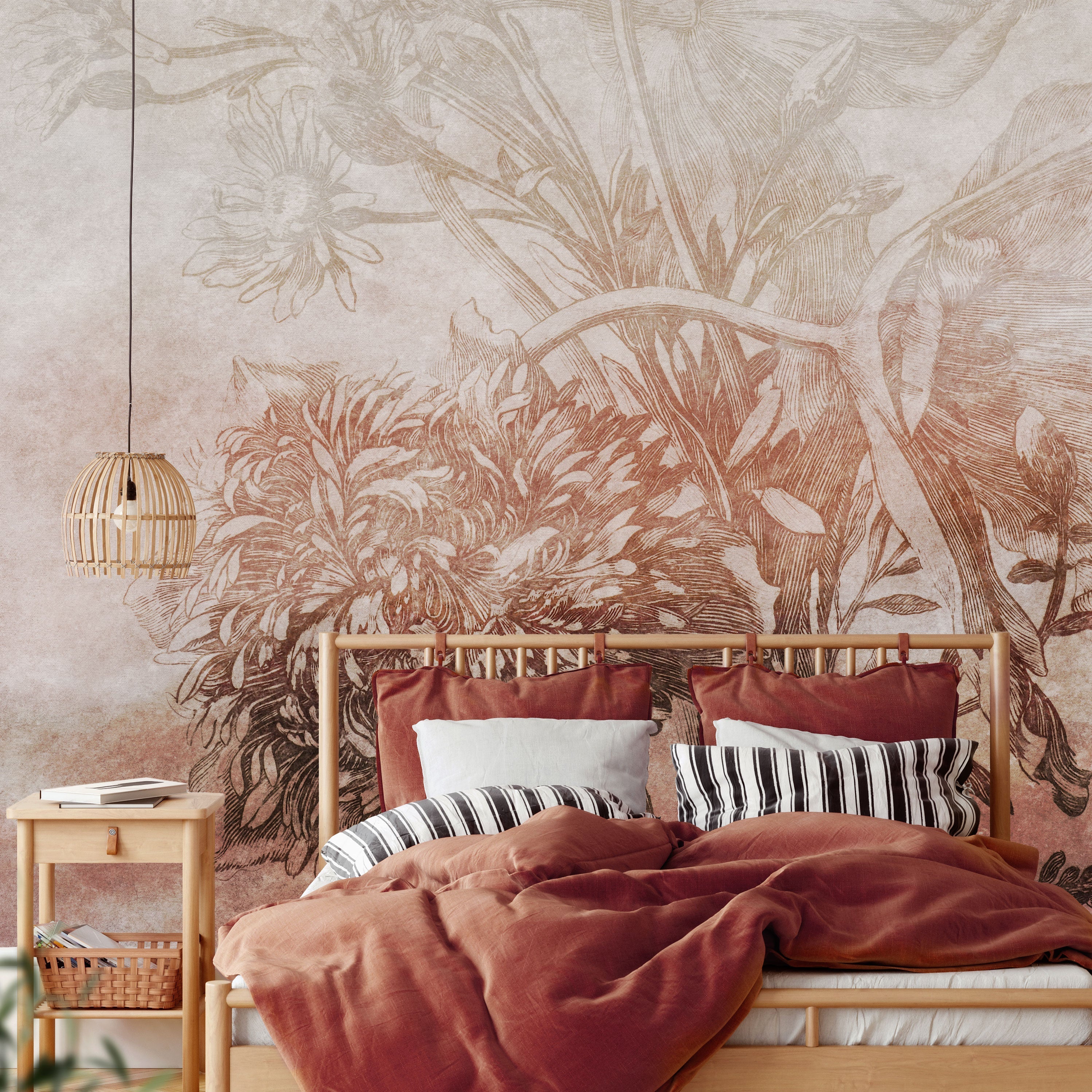 Rust Ombre Flower