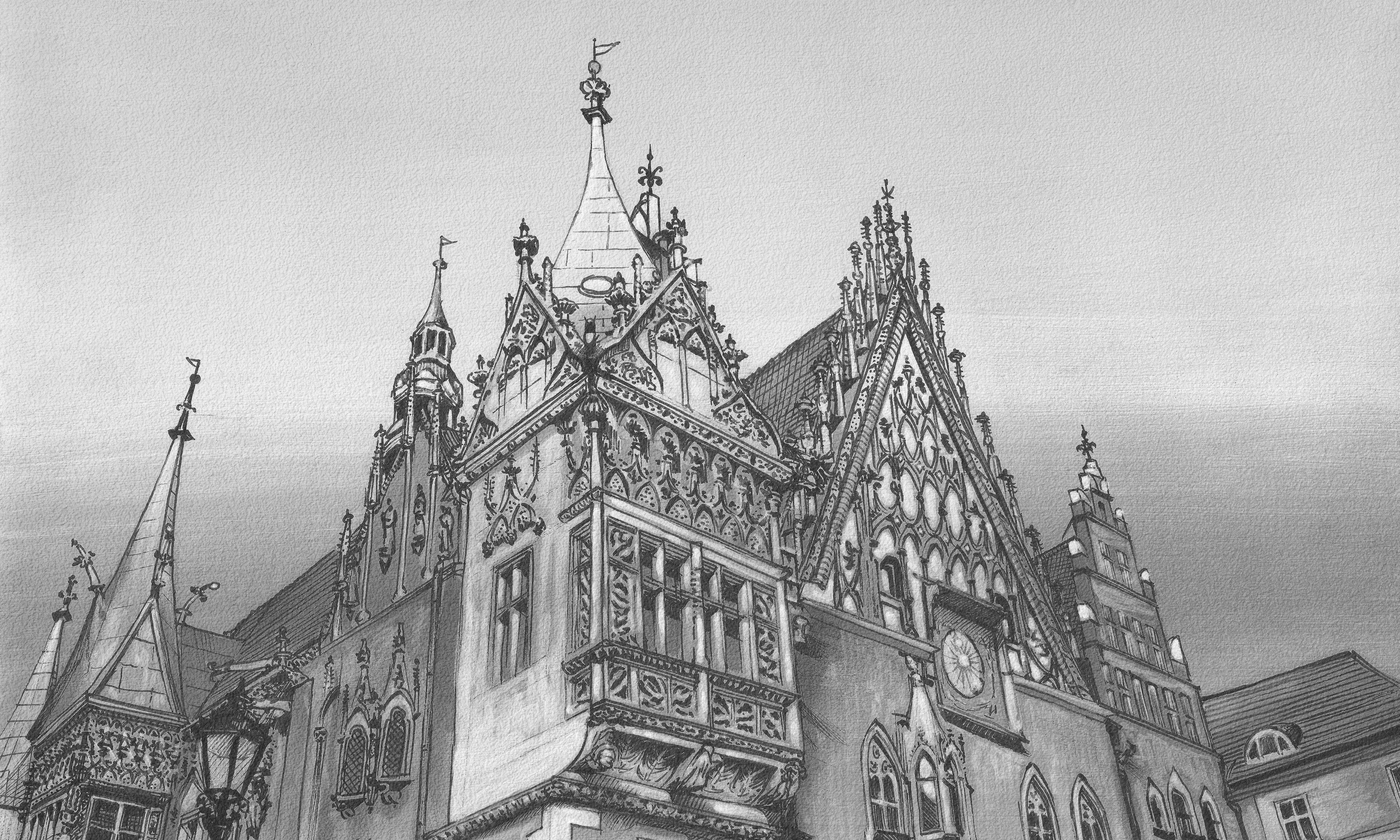 Town Hall B & W