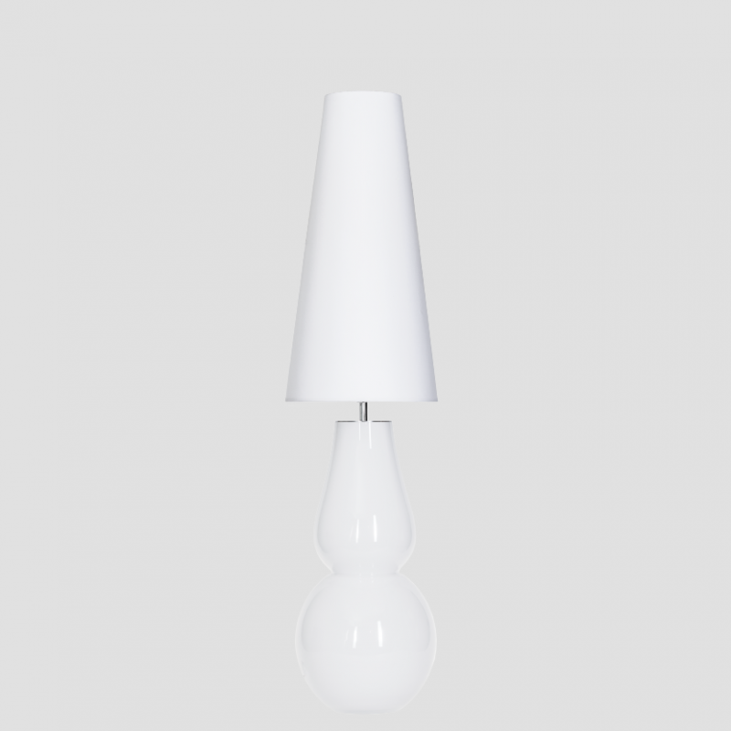 Milano White Floor Lamp