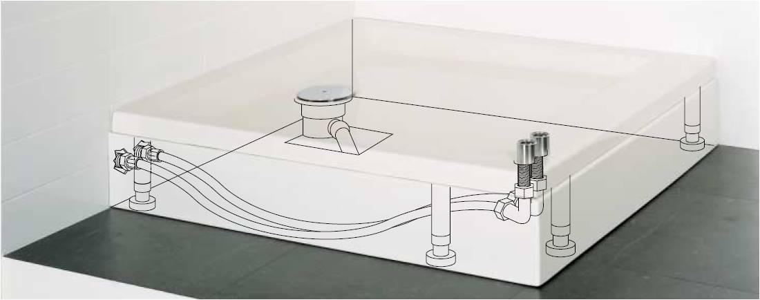 Logic / Active Integrated Shower Enclosure 80x80cm